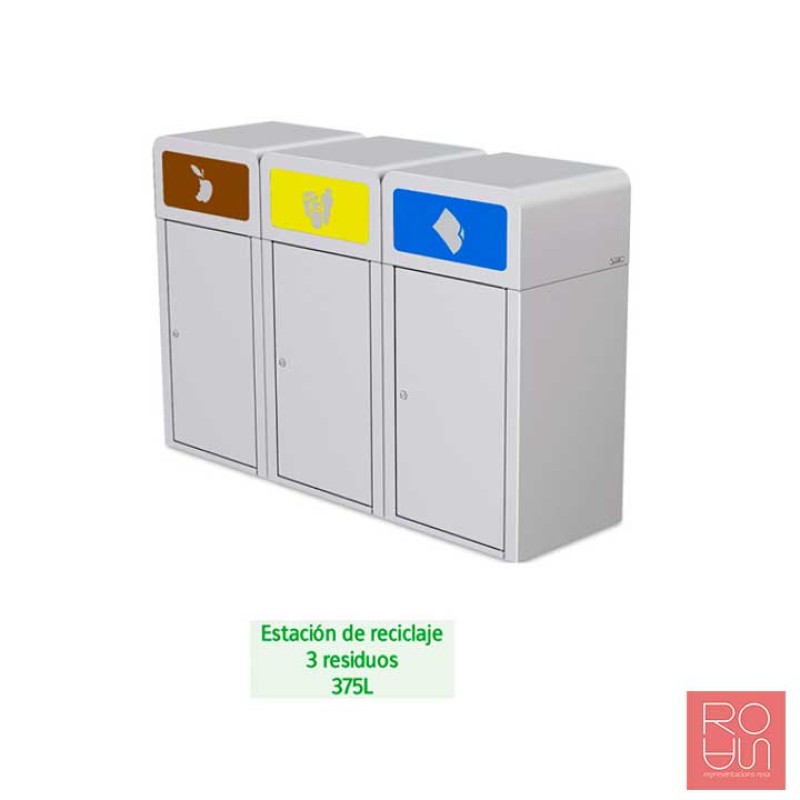 Paperera Estocolm XL 125L | Reciclatge de Gran Capacitat